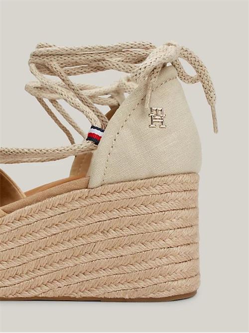 CLOSED TOE LINEN FLA TOMMY HILFIGER | FW0FW07746/RBL